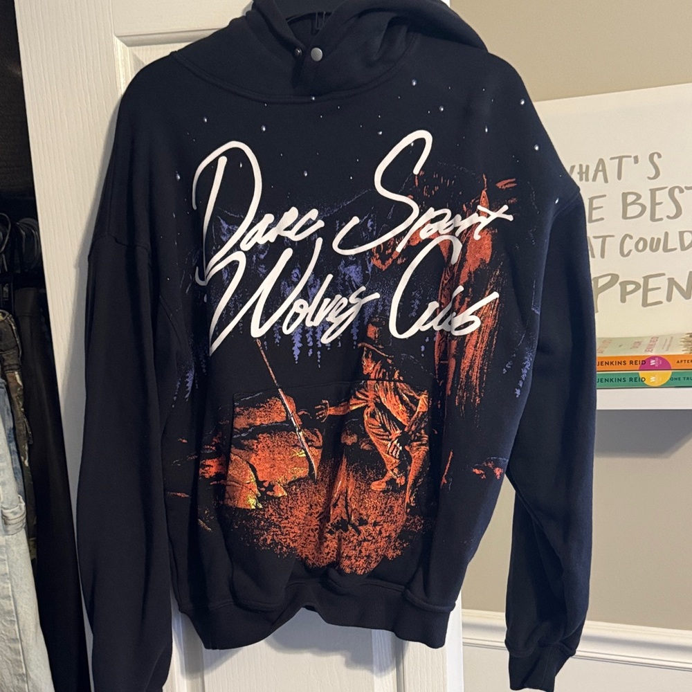 Dark Sport Wolves Club Black Hoodie